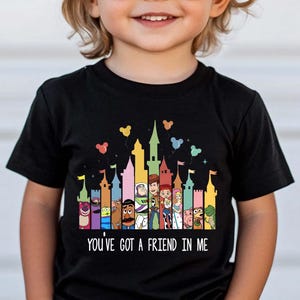 You ve Got a Friend in Me Shirt, Toy Story Theme Kids Tee, Disney Kids Birthday Shirt, Cute Cartoon Character T-Shirt, Birthday Park Shirt