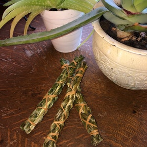 Sweetgrass smudge