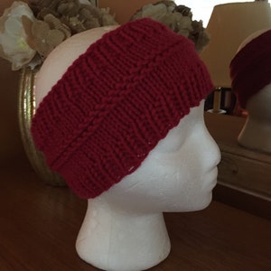 Raspberry wine headband