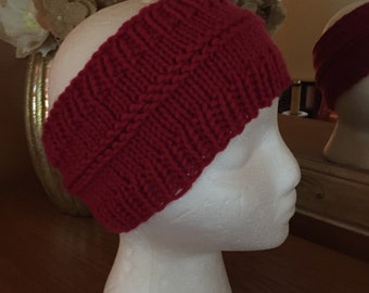 Raspberry wine headband