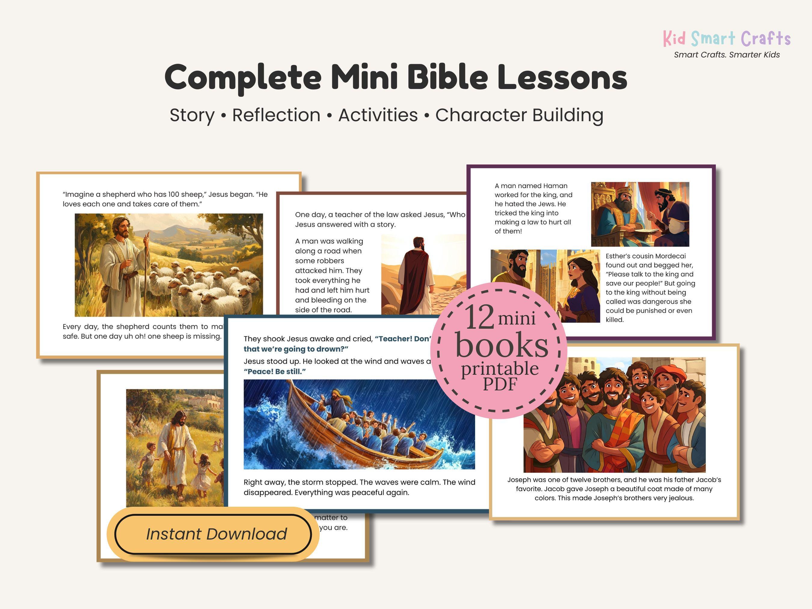 Christian Life Skills Bible Lessons Activity Pack for Kids Bible ...