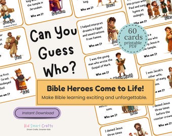 gues Bible Who Board Game - Faith-Based Board Game, Bijbel Personage