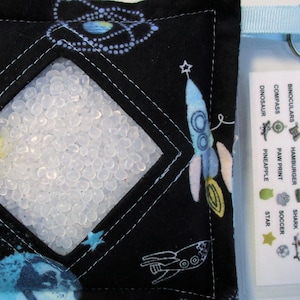 I Spy Bag toy, outer space , boys busy bag, spy educational game, seek and find, sensory bin, autism sensory toy, childrens gift, travel toy