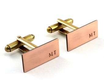 Monogram Cufflinks, Monogrammed Cuff Links, Personalised Cuff Links, Custom Cufflinks, Initials, Groom Gift