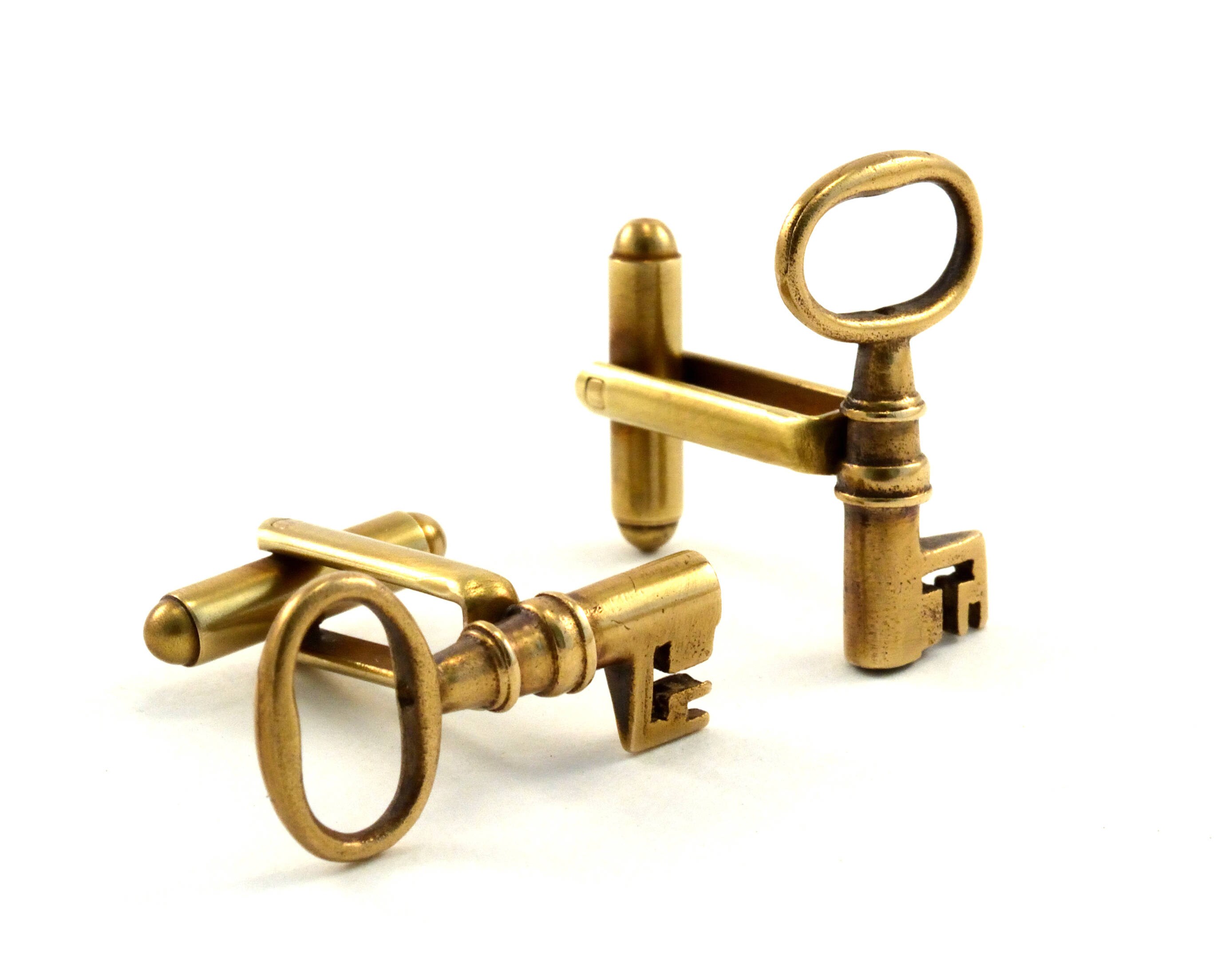 Skeleton Key Cufflinks Steampunk Key Cuff Links 21st Etsy Nederland