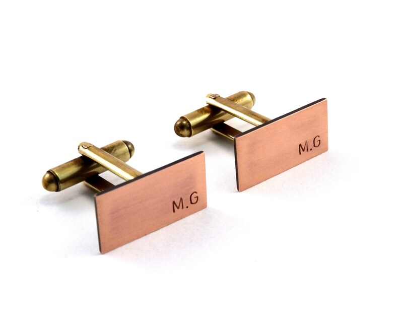 Monogram Cufflinks, Monogrammed Cuff Links, Personalised Cuff Links, Custom Cufflinks, Initials, Groom Gift image 4