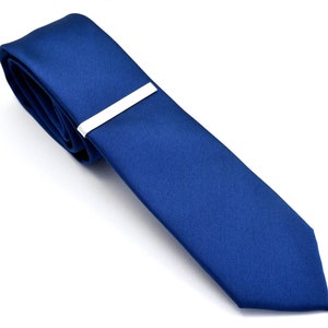 SILVER Tie Clip, Sterling Silver Tie Bar, Silver Tie Slide, Groomsmen Gift, Mens Accessories Gift, Suit and Tie Accessories, Gifts for Men