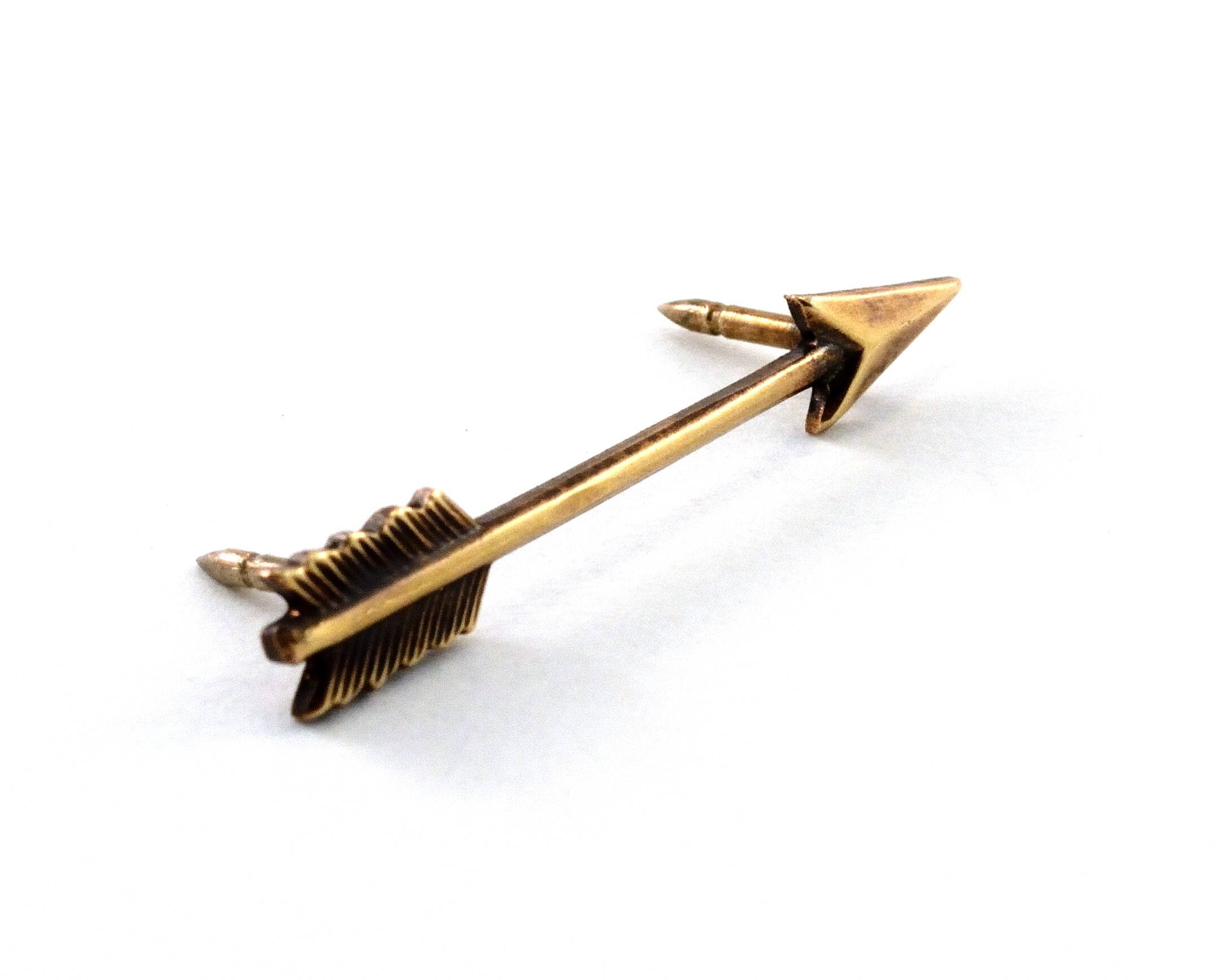 Arrow Pin Arrow Tie Pin Arrow Brooch Wedding Favours Etsy UK