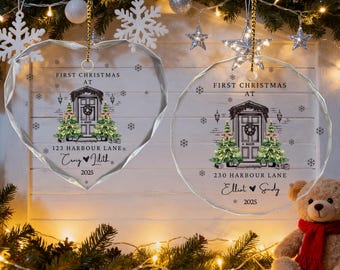 First Christmas In Our New Home Ornament, Housewarming Bauble Gift, First Home 2025, New House Christmas Ornament, Our First Home Keepsake