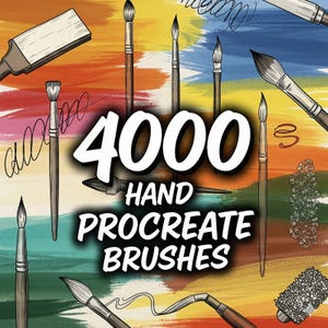 4000+ Handcrafted Procreate Brushes: Ultimate Artist&#39;s Bundle