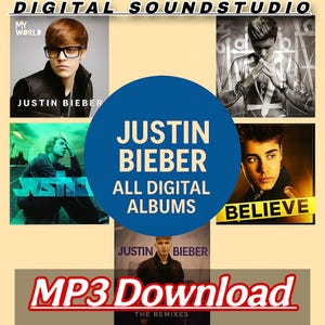 Justin Bieber Album Collection – All Complete Bundle, Popular  Singer , Male Singer