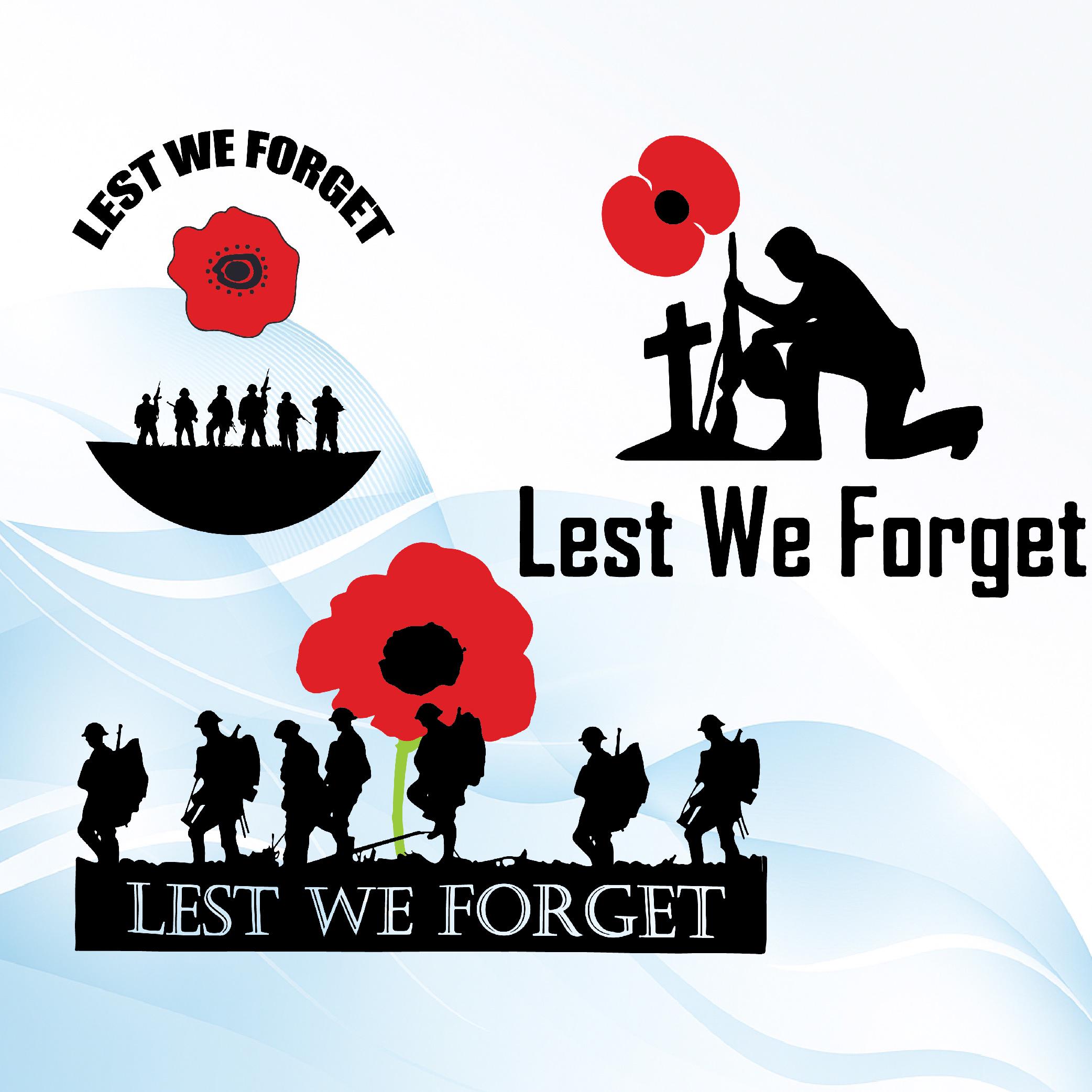 Lest We Forget SVG, Poppy Flower SVG, Remembrance Day SVG, Digital ...