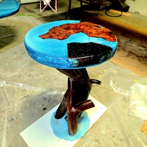 Epoxy end tables
