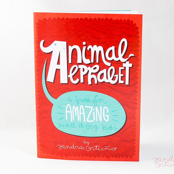 SALE Animal Alphabet zine / booklet