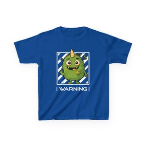 Camiseta infantil de monstruo, adorable criatura de dibujos animados, divertida, ropa infantil, regalo para niños y niñas.