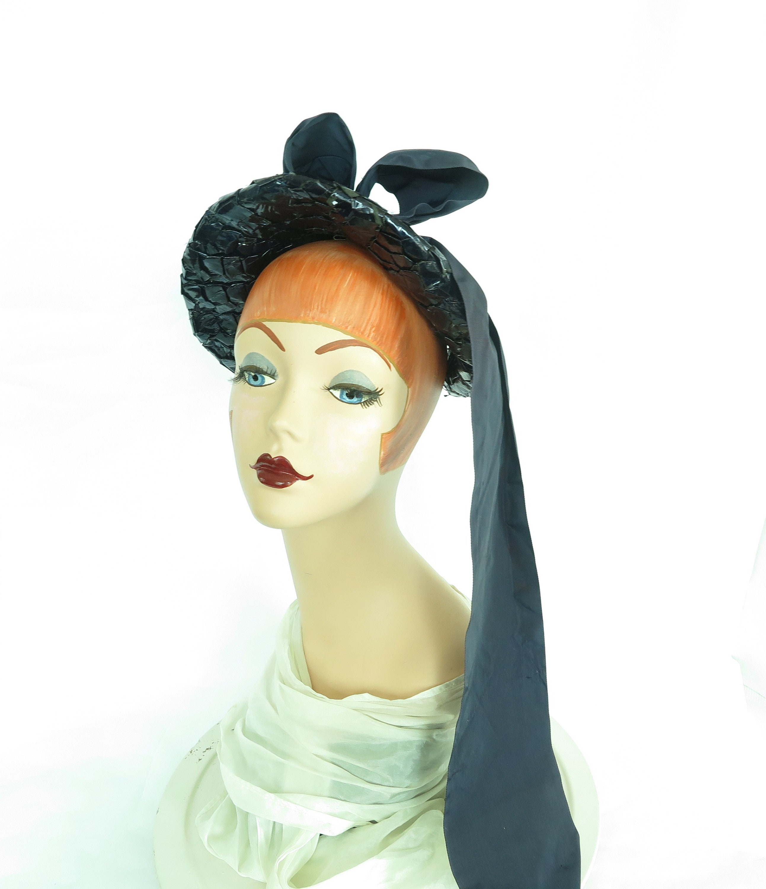 1930s Navy Blue Hat - Etsy display picture 3