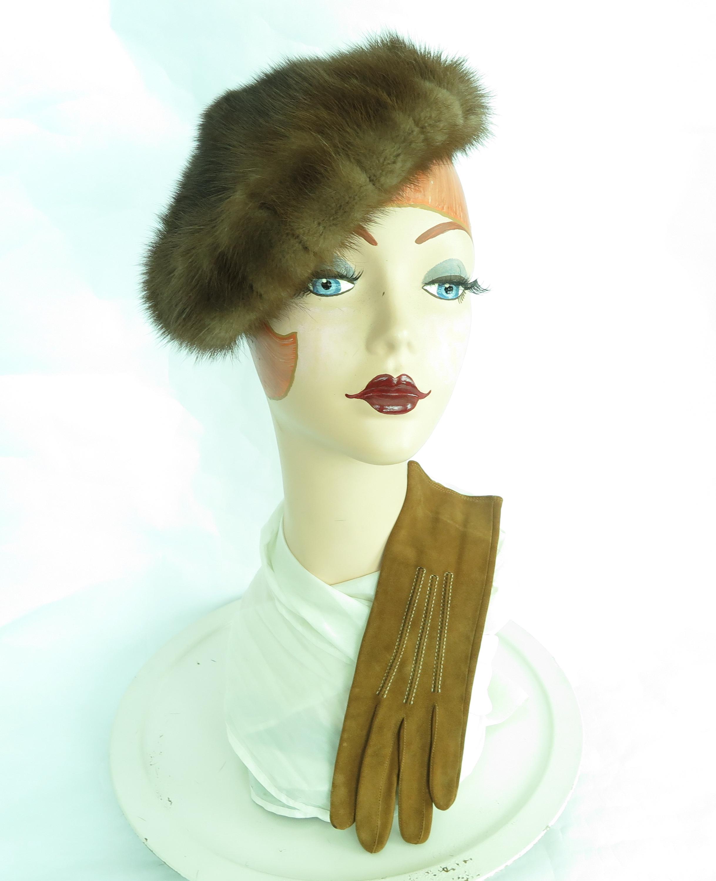 60s Mink Fur Hat - Etsy
