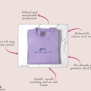 Tired Moms Coffee Club Shirt, Minimalist Mom Shirt, Comfort Colors Coffee Lover Gift, Mom Life Tee, Mother's Day Gift, Caffeinated Mama Orchid