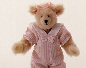 Petunia 10" Teddy Bear and clothes pattern set from Carolee Creations SewSweet Dolls