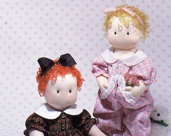 Gentle Rosie Easy to sew doll pattern with two cute outfits from Carolee Creations SewSweet Dolls