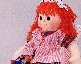 Zoe, 20" modern 'rag doll' from Carolee Creations, SewSweet Dolls