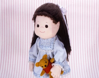 Amy 16.5" and 5" Willie Bear pattern set from Carolee Creations SewSweet Dolls