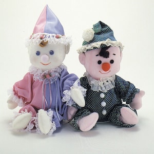 Clown Face 16&quot; easy to sew doll pattern from Carolee Creations SewSweet Dolls