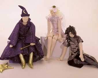 Wizard and Faerie Lady, Carolee Creations Easy to sew patterns