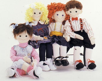 Wallflowers Set - Dance-With-Me doll and clothing patterns from Carolee Creations SewSweet Dolls