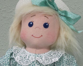 Sallie and Amanda cloth doll pattern, a SewSweet Doll from Carolee Creations
