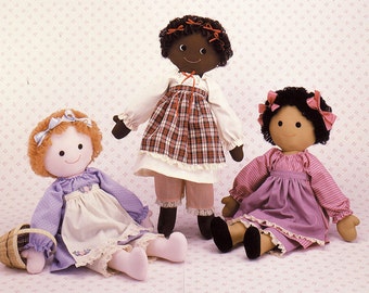 Peaches and Cream easy to sew doll pattern from Carolee Creations SewSweet Dolls