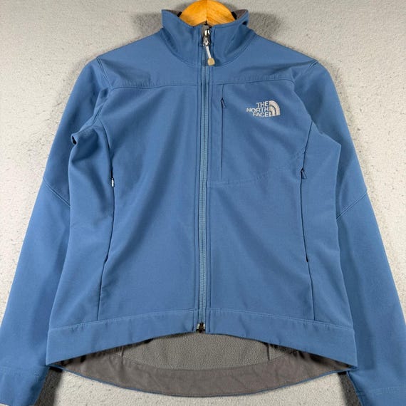 The North Face, Vintage The North Face Apex Softshell Jacket Blue Women's XS Fleece Lined Zip Up
