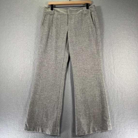 Banana Republic, Vintage Banana Republic Martin Pants Womens 8 Gray Wide Leg Wool Career Wear