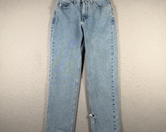 Vintage Guess Jeans 1050 SH Light Wash Narrow Leg USA Made Denim Womens 27x28