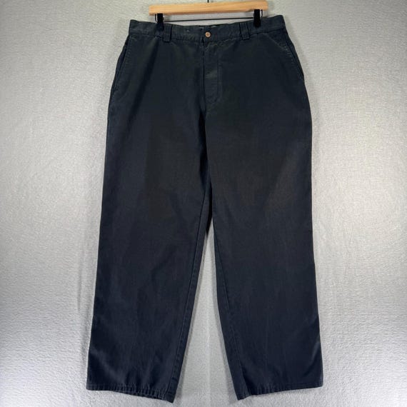 Tommy Bahama, Vintage Tommy Bahama Relaxed Chino Pants Mens 38 Black Straight Leg Classic