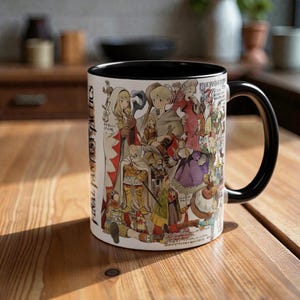 Taza de cerámica inspirada en Final Fantasy Tactics, 325 ml / 9 colores