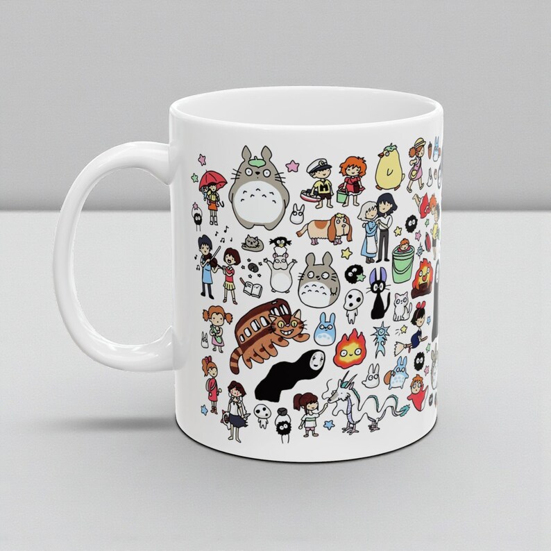 Studio Ghibli Coffee Mug, Anime Tea Cup, Japanese Anime Gift image 14