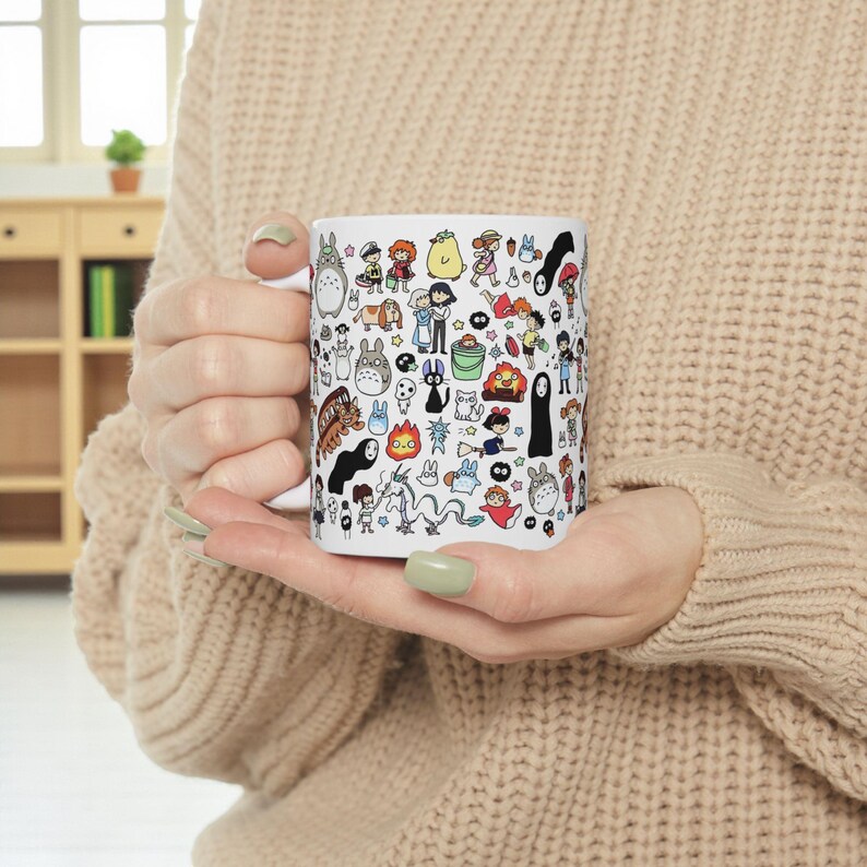 Studio Ghibli Coffee Mug, Anime Tea Cup, Japanese Anime Gift image 11