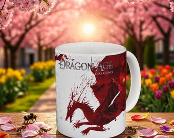 Dragon Age Origins Inspired Ceramic Mug 11oz