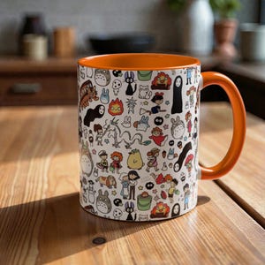 Studio Ghibli Mug 11oz | Colorful Ceramic Coffee Cup