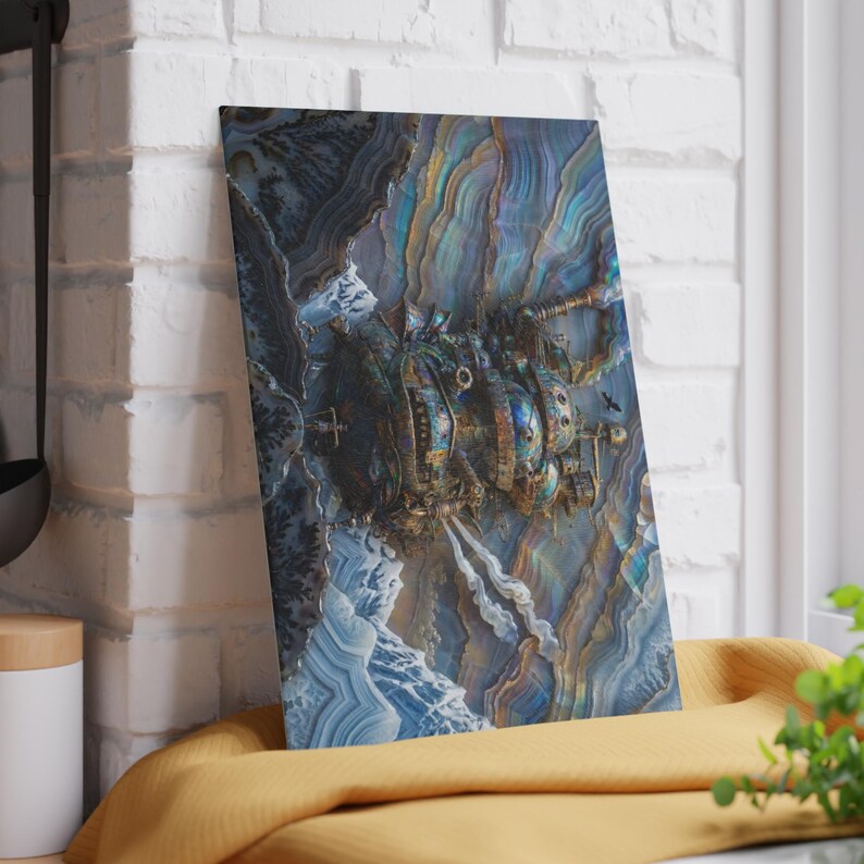 Howls Moving Castle Glazen snijplank Studio Ghibli Kitchen Decor Gift afbeelding 6