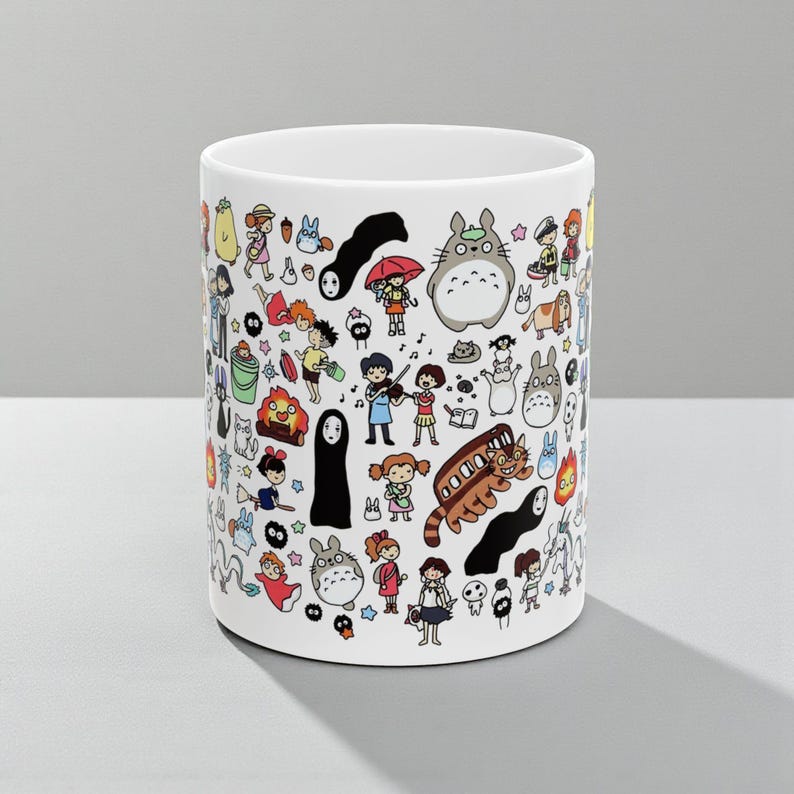 Studio Ghibli Coffee Mug, Anime Tea Cup, Japanese Anime Gift image 15