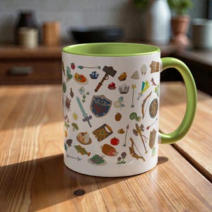 Inspired by Zelda Ceramic Mug | 11oz, 15oz | 9 color