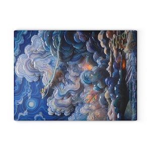 Haku Chihiro Glass Cutting Board Spirited Away Home Decor Studio Ghibli Kitchen Gift image 7