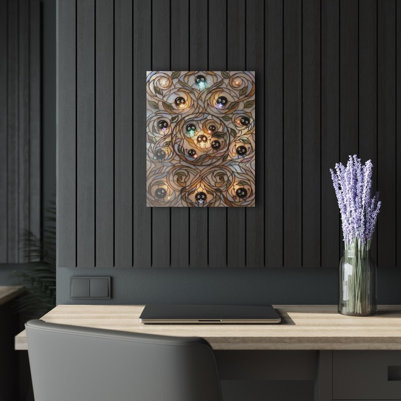 Spirited Away Soot Sprites Acrylic Prints, Studio Ghibli Home Decor Gift image 2
