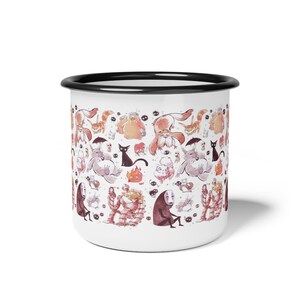 Inspired by Studio Ghibli Characters Enamel Camp Cup 12 oz image 7