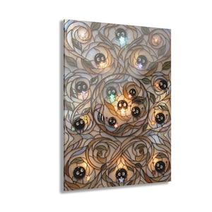 Spirited Away Soot Sprites Acrylic Prints, Studio Ghibli Home Decor Gift 11″ x 14″ (Vertical)