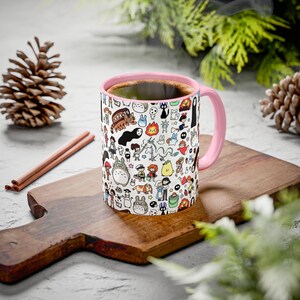 Inspired by Studio Ghibli Spirited Away Totoro Forest Spirit Ceramic Mug 11oz, 10 color image 12