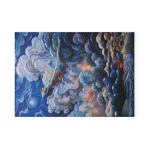 Haku Chihiro Glass Cutting Board Spirited Away Home Decor Studio Ghibli Kitchen Gift image 8