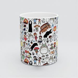 Studio Ghibli Inspired Mug: Anime Coffee Cup, Kawaii Tea Mug image 16